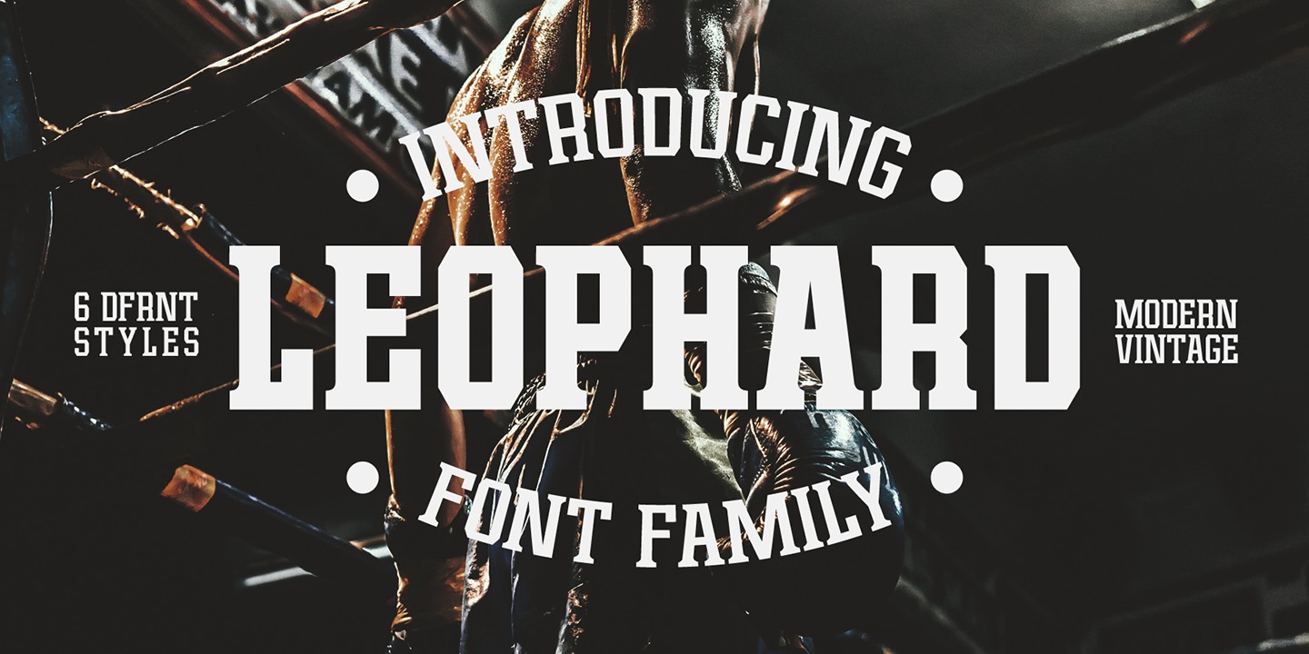 Leophard Bold Font preview